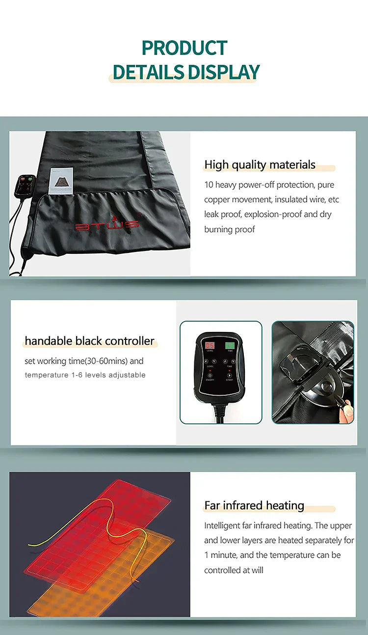 Infrared Sauna Blanket for Weight Loss and Detox